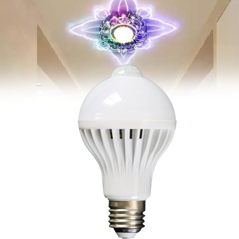 Motion Bulb Sensor Human Body Infrared Induction Led Light Bulbs Living Room