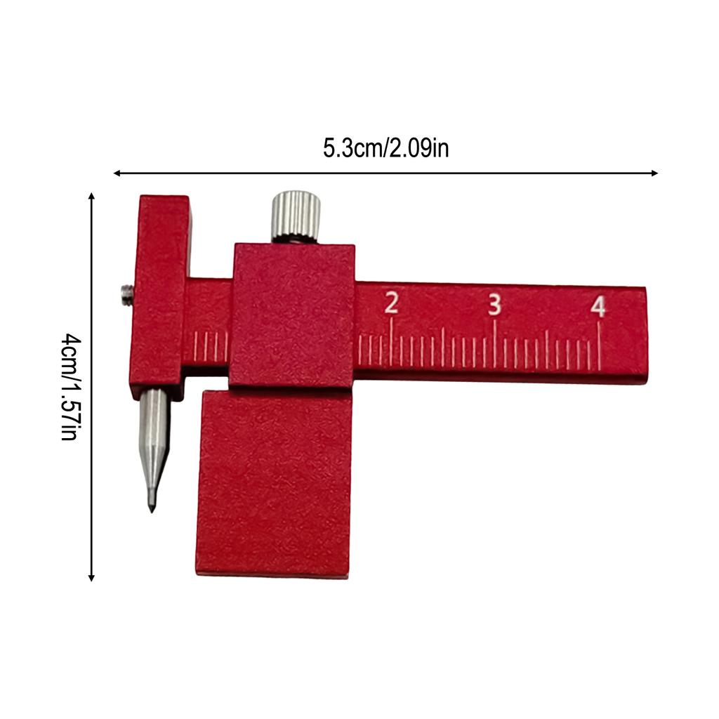 Model Line Scriber With Replaceable Blades Parallel Positioning Guide And Even Spacing Tool For DIY Craft