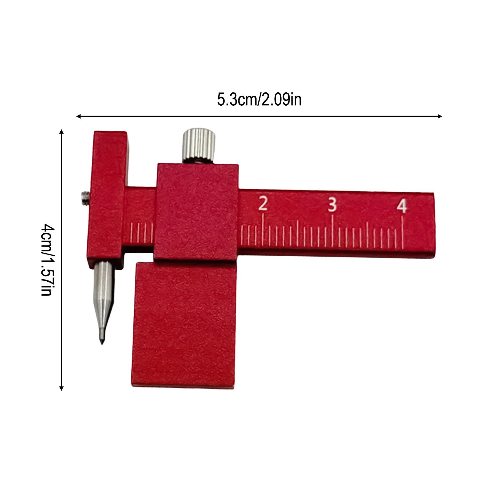 

Model Line Scriber With Replaceable Blades Parallel Positioning Guide And Even Spacing Tool For DIY Craft
