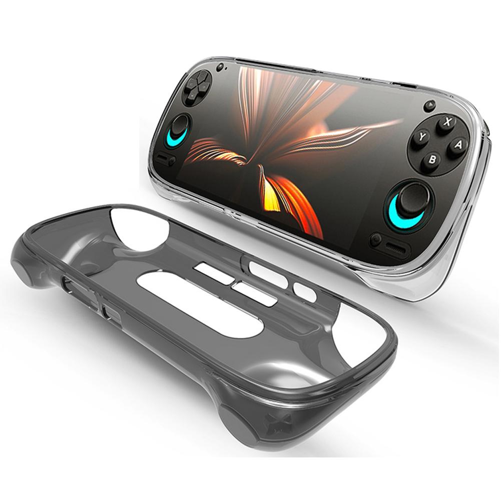 For Retroid Pocket 5 Handheld Protective Case Cover TPU Transparent Anti Fall Soft Shell Non-slip Grip Game Control Cover