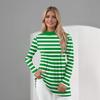 Women's Daily Casual Long Sleeve Mid Collar Top