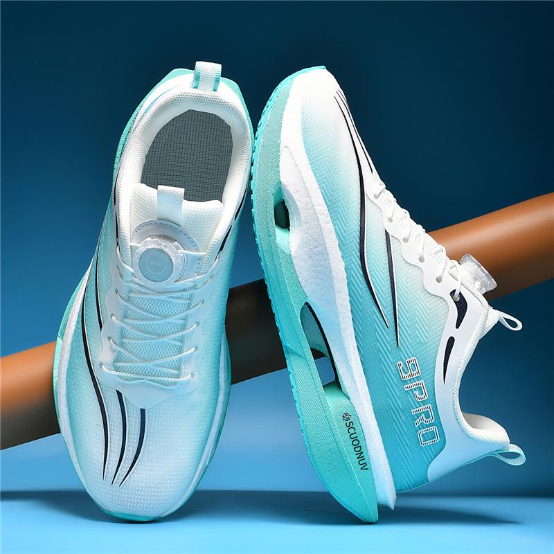 Ultra-Light Boys' Racing Shoes with Carbon Plate - Breathable, Shock-Absorbing Running Sneakers for Kids