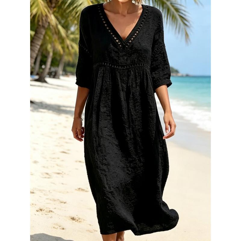 (The Object Is Not Perforated, 3D Printing Effect) 2026 Summer New European and American Solid Color Loose
