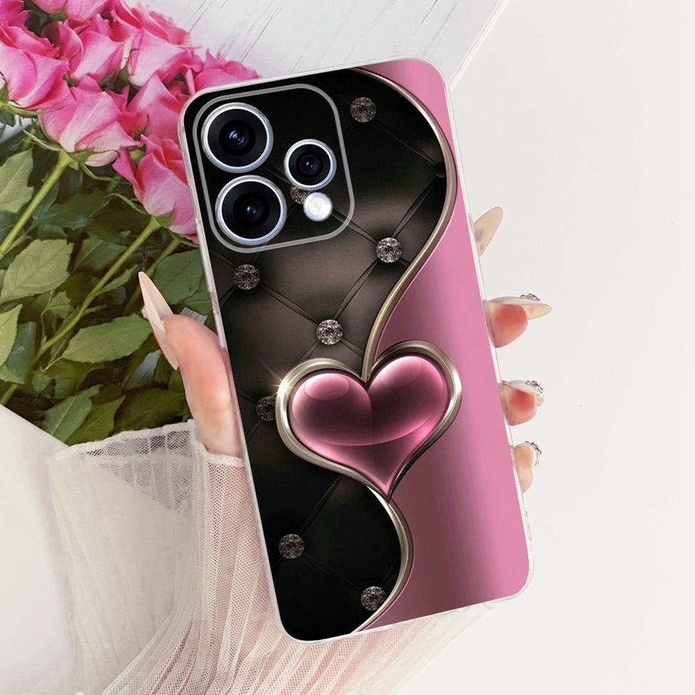Transparent For Oppo Reno15 Cover Luxury Cute Cat Fashion Butterfly Cool Painted Bumper Casing For Oppo Reno15 5G CPH2825 Case