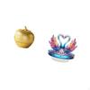 Acrylic Swan Figurine Resin Ornament Modern Fruit Statue Sculpture Tabletop Bookshelf Dining Room