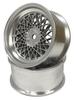 [MIKUNI] Mesh Wheel Reinforced Ver. Modified Matte Silver Offset3 (Set of 2)  DW-1023MS