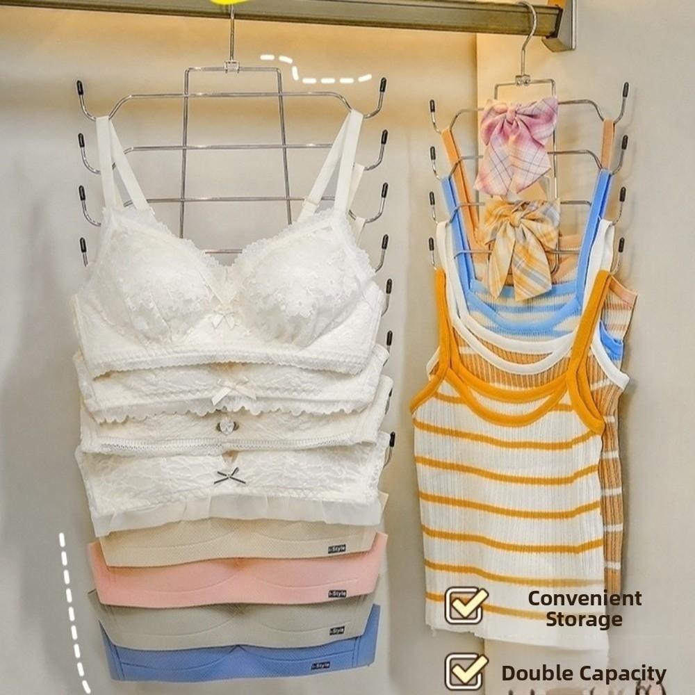 Stainless Steel Underwear Hanger Save Space Closet Organizers  for Chest Storage