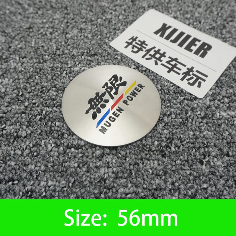 AAALX1 45-65mm Car Wheel Center Hub Cap Emblem Sticker Accessories For Honda Civic FIT Accord Prelude CRV 5Th City XRV CRV HRV Odyssey