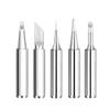 936 Pure Copper Internal Heating Soldering Iron Tips, 5-Piece Set (900m)