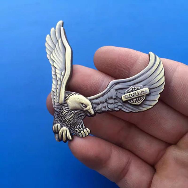 Solid 3D Eagle Metal Car Sticker Eagle Emblem for Car Side Windows & Rear Tail