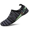 Wasserschuhe mit dünner Sohle, rutschfest, Strand, elastische Schwimmschuhe, farbig gestreift, Aquaschuhe für Herren und Damen