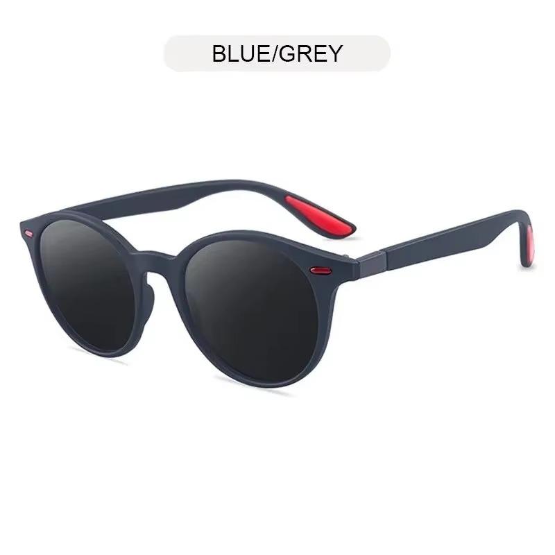 Módní kulaté pánské polarizované sluneční brýle Dámské vintage plastové sluneční brýle pro muže Antireflexní řidičské brýle Ochrana zraku UV400
