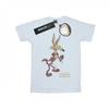 Looney Tunes Womens/Ladies Wile E Coyote Distressed Cotton Boyfriend T-Shirt