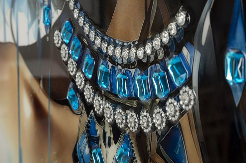 Lackierte Wandverkleidung mit Rahmen Altea -B- 82X4X82 Cm