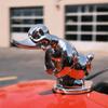 Angry Hood Trim, 3D Car Chrome Metal Hood Trim, Electroplating Black/Silver, Polished High Gloss, Angry Car, Tabletop Trim
