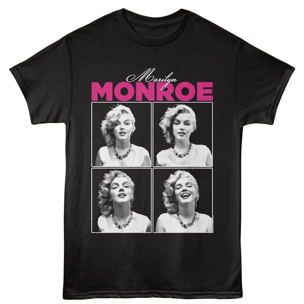 Marilyn Monroe Multi Photo Black Icon  Children s T-shirt 110