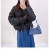 Off Season Short Women Down Cotton Coat Winter Fashion Thicken Padded Jacket Korean Trendy