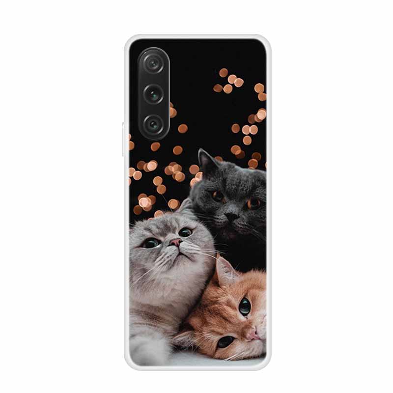 For Sony Xperia 1 VI Case Xperia10 VI Luxury TPU Silicone Soft Phone Cover for Sony Xperia 10 VI 2024 Shockproof Cute New Coque