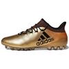 X 17+ .1 AG Kunstrasen Strapazierfähige Fußballschuhe Herren Fußballschuhe Gold Schwarz CP9168