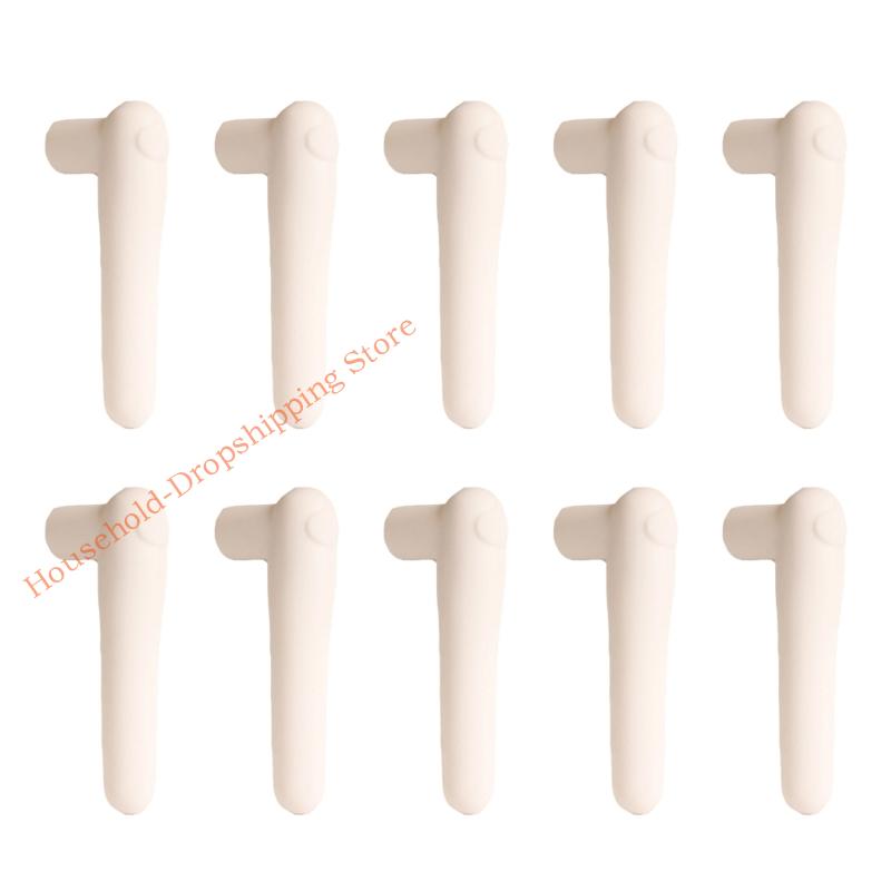 10 Elastomer Handle Canopies Against Fixed Not Slip Protectors For Office Homehealthcare Use 85AD