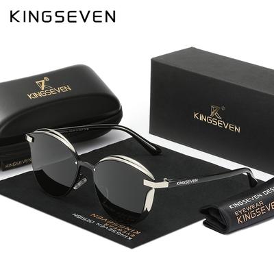 Echte Cat Eye damesbril gepolariseerde zonnebril luxe UV400 lens voor damesbril accessoire