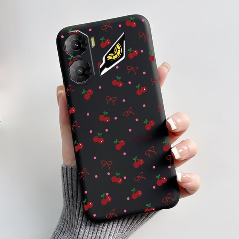 Custodia per Telefono Per ZTE Nubia Neo 3 5G Z2464N Custodia Estetica Moda Gatto Carino Cartone Animato Nero Morbido TPU Silicone Copertura Protettiva Completa