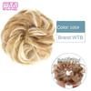 Synthetic Curly Straight Hair Messy Buns Female Hair Rings Fluffy Hair Pans Invisible Natural Seamless Donut Chignon Accessories