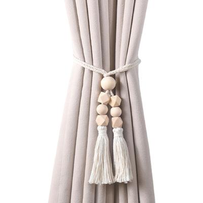 Vorhanghalter Handgewebte Fensterhalter mit Quaste Vorhang Raffhalter Halter für Fenster für Schlafzimmer Badezimmer Küche Wohnzimmer