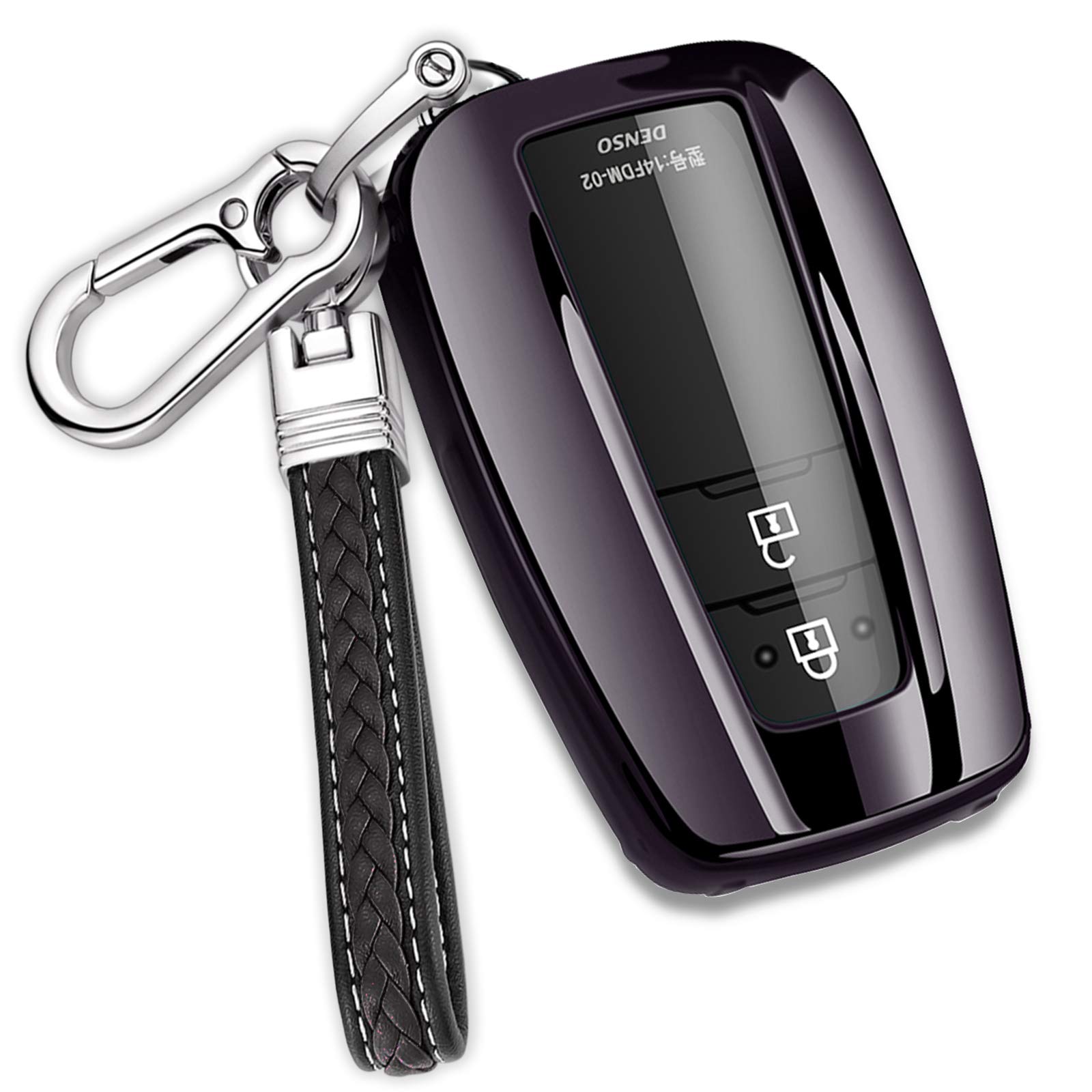 

XRise Интеллектуальный ключ Toyota, совместимый с моделями Toyota Crown, Prius, New RAV4, Camry, Land Prado, бесключевой Смарт-ключ, Премиальный Легкий Черный Чехол, (220 чёрный