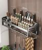 Multifunctional Storage Rack Cutting Board Holder Wall Spice Rack Utensils  for Kitchen Seasoning Rack Spoon Holder Organize