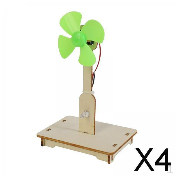 

4x Набор для ветрогенератора Экспериментальный обучающий контур Игрушка Образовательная модель Дети