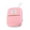 Pocket Thermal Printer Mini HD Bluetooth Inkless Pocket Phone Printer for Students Pink