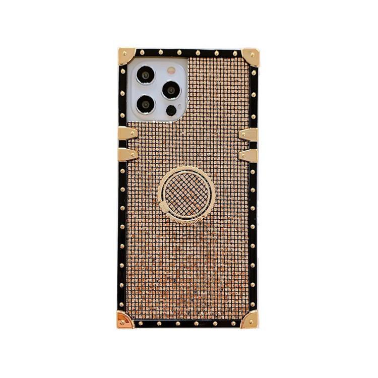 Glitter Powder Stand Applicable To Apple 16promax Mobile Case New IPhone 17 All Inclusive Silicone 14 15