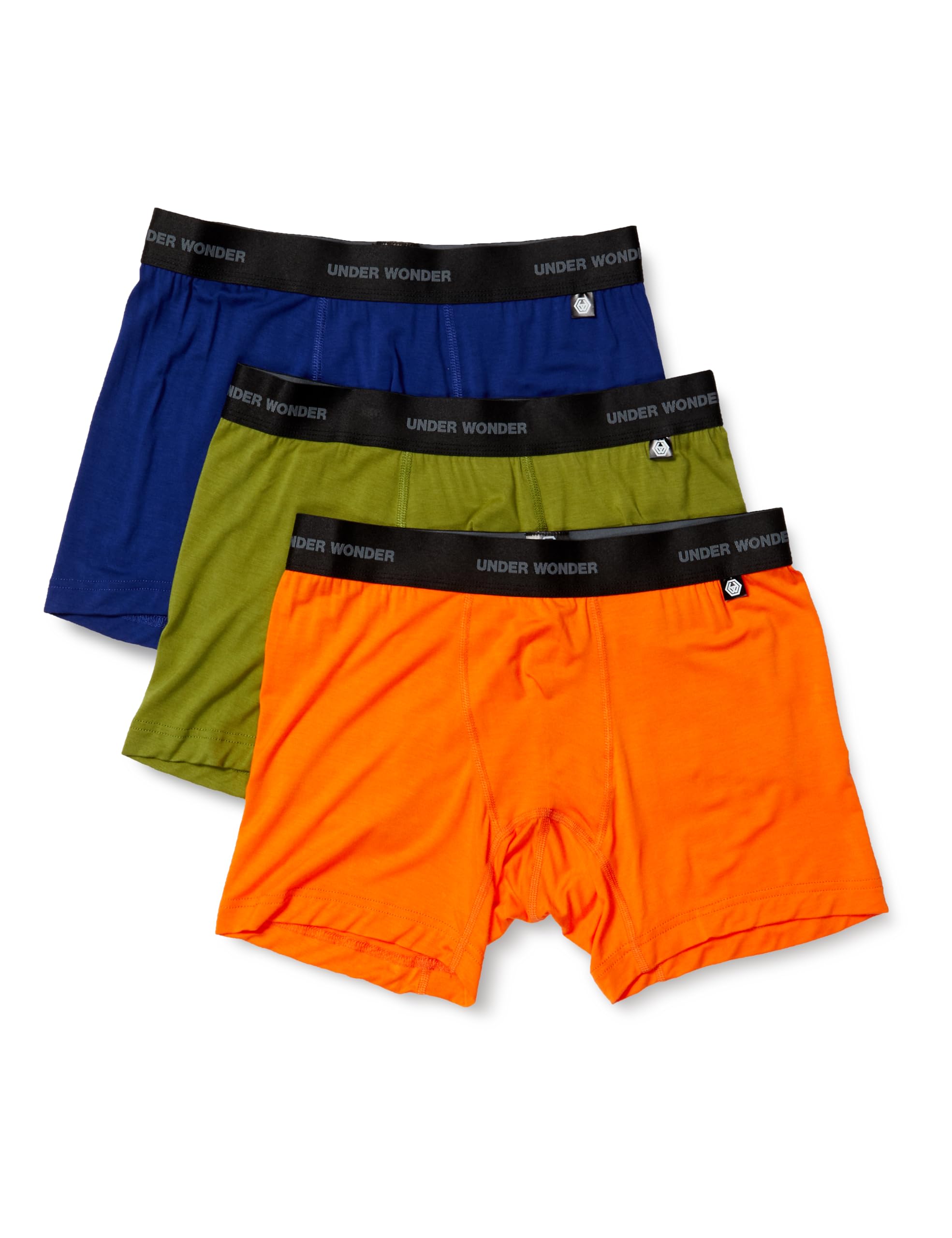 

Underwonder Мужские подарочные боксеры, 3 шт., HD6271B301, Темно-синий Хаки/Оранжевый