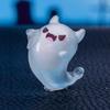 1/6PCS Glow In The Dark Mini Ghost Figures, Luminous Ghost Miniature Resin Figurines, Cute Ghosts Figure Garden Decor