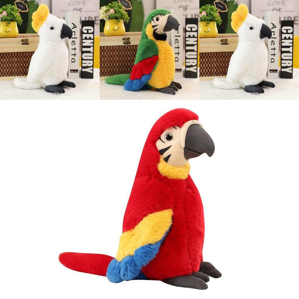 Macaws Soft Plush Doll With Realistic Design For Nursery And Classroom Use