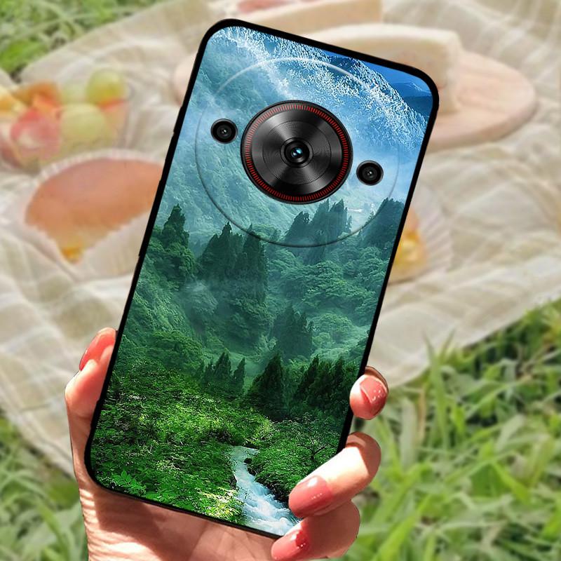 For ZTE Nubia Focus 5G Case Cover For Nubia Focus 5G Silicone Soft Marble Black Bumper Coque for ZTE Nubia Focus 5G Protective