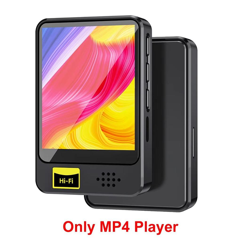 1,8 Zoll Bildschirm Bluetooth 5.2 MP3-Player Drahtloser MP4-Player Eingebauter Lautsprecher Tragbarer Stereo-Musikplayer Unterstützt FM-Radio E-Book Aufnahme