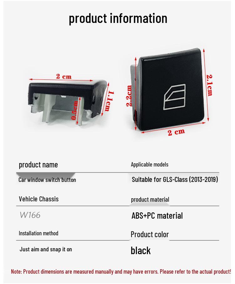 Compatibilità: Pulsante Interruttore Alzacristalli Elettrici e Gruppo Serratura Porta per Mercedes W166 GLS350/GLS400