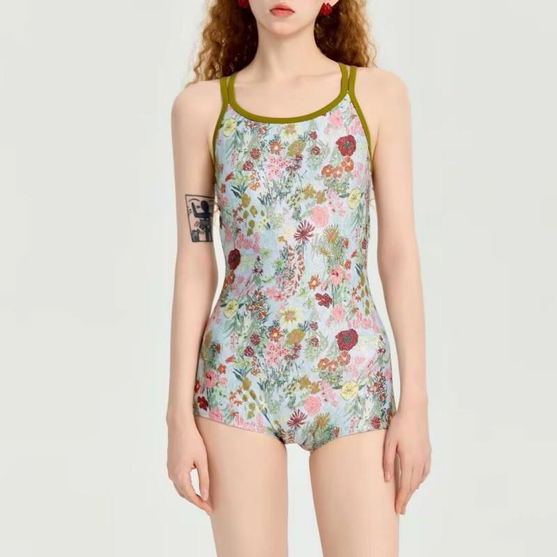 Womens Racing Swimsuit With Built-in Padding High Elasticity Quick Dry One Piece Swimwear Pool Competition 2026