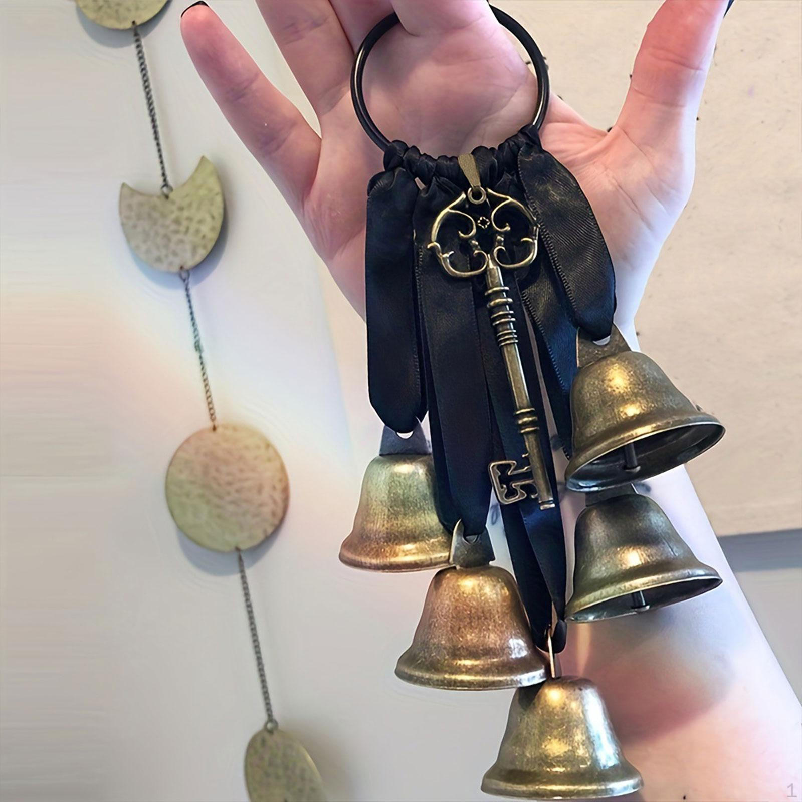 

Door Knob Witch Bells, Chime for Wall And Garden Decor чёрный