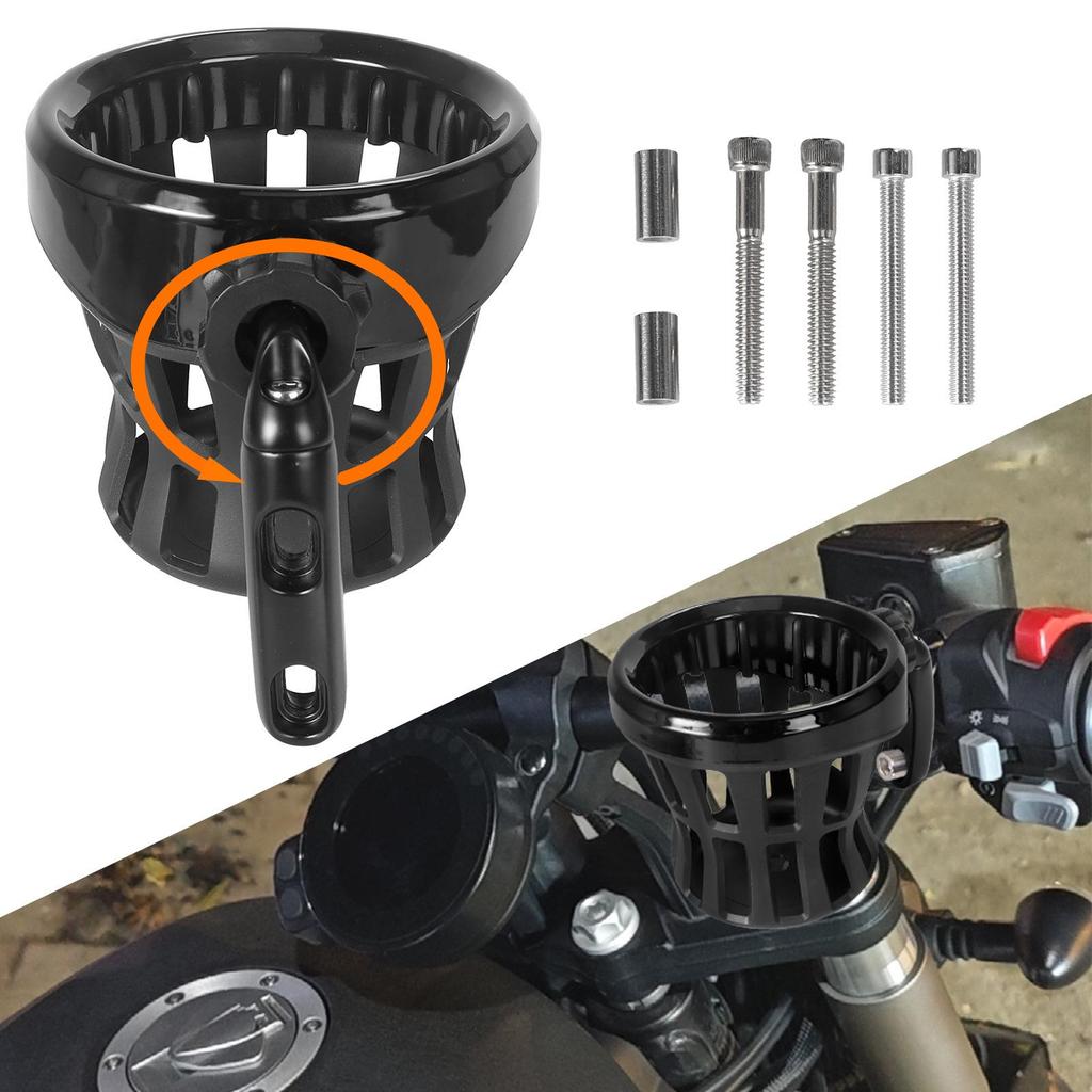 Porta-copos para Motocicleta para Honda Gold Wing GL1800 e Harley - Design de Cesta de Malha