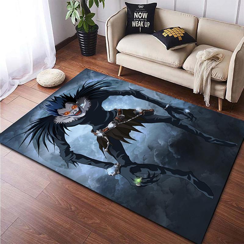 Death Note Gebied Tapijt Grote Tapijt Tapijt Voor Woonkamer Kid Slaapkamer Decoratie Kinderen Spelen Floor Mat Comic Anti-Slip