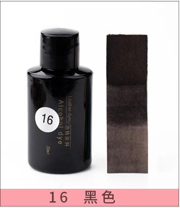 30ml/Flasche Lederalkohol-Farbstoff pflanzlich gegerbt DIY-Farbstoff Pigment verdünnbar