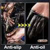 10pcs Heavy Duty Nitrile Gloves with Diamond Textured Safety Gloves  Industrial Use