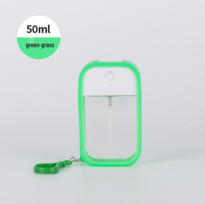 Portable Press-On Silicone Hydrating Perfume Spray Bottle
