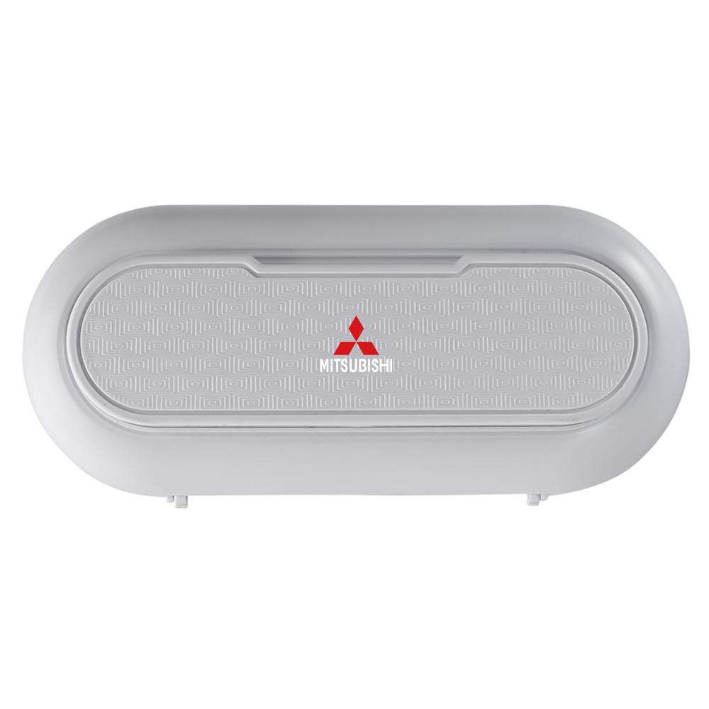 Cxsvnp1 Car Sunglasses Storage Case Sun Visor Glasses Card Clip Holder For Mitsubishi Lancer 10 9 EX Outlander 3 ASX L200 Competition