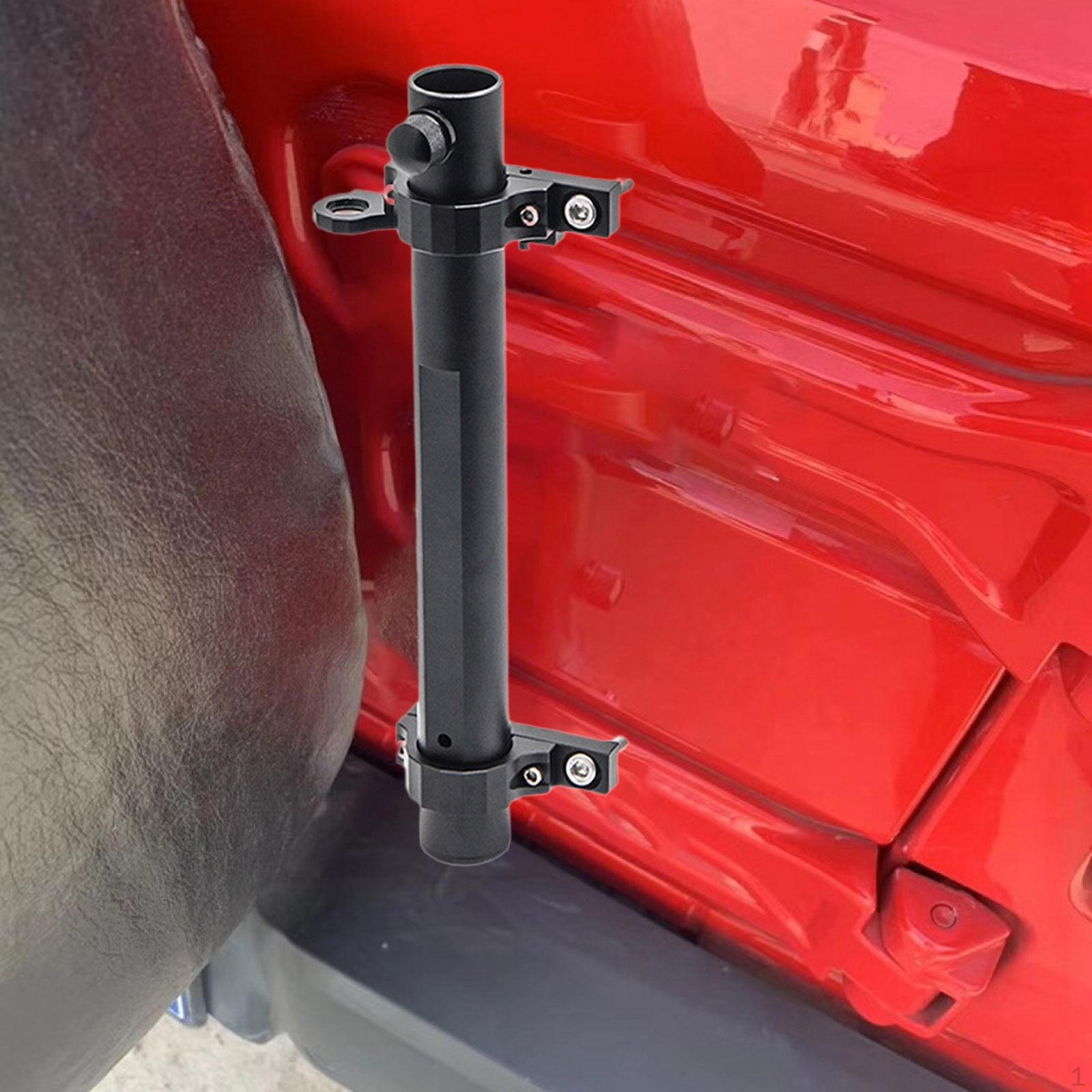 

Tailgate Hinge Flag Pole Holder Light Bracket Aluminum Alloy Car Accessories Spare Part Antenna Base чорний