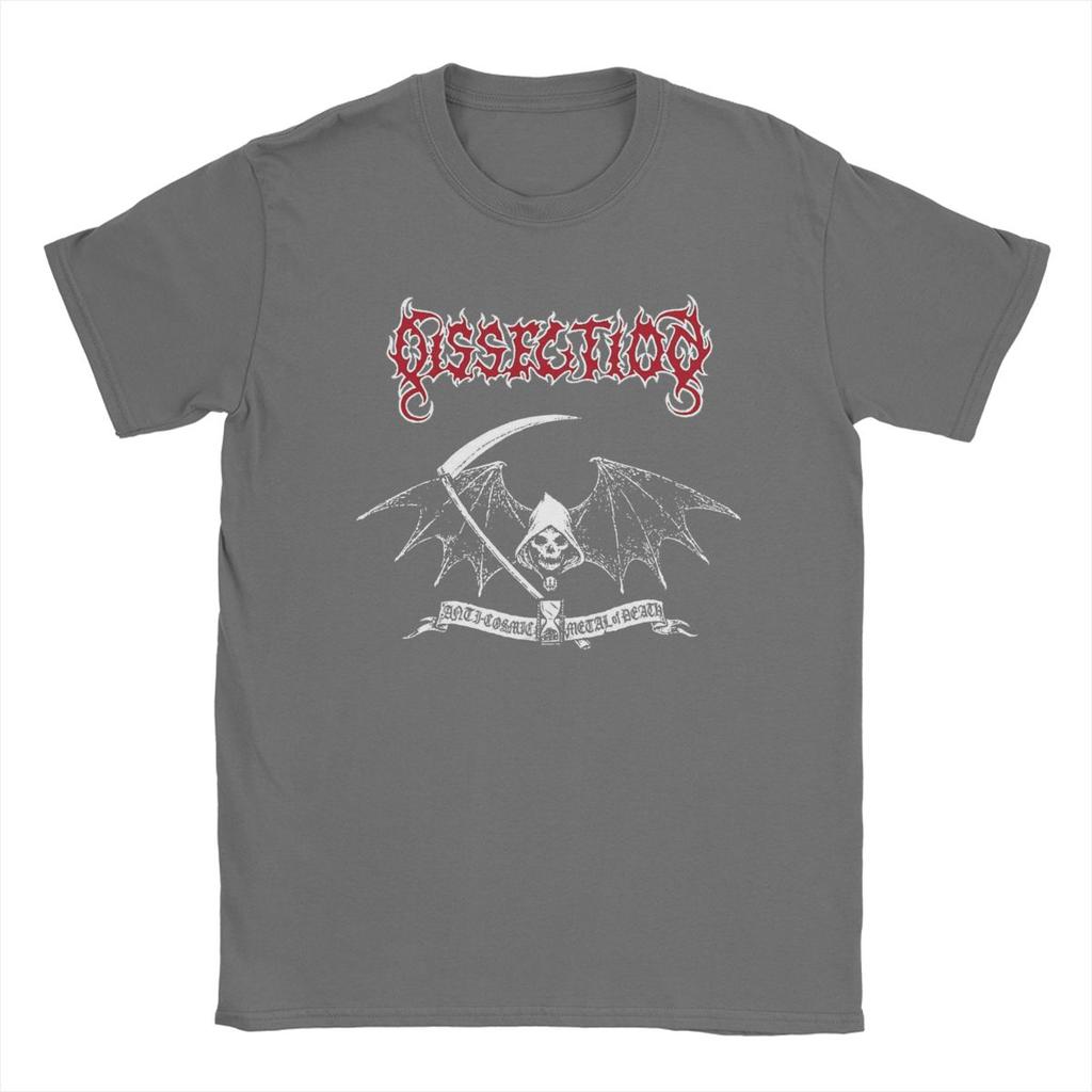 Herr T-shirts Dissection Nodveidt Anti Cosmic Metal Death Vintage 100% Bomulls T-shirts Kortärmad T-shirt Toppar Presentidé