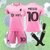 2324 Miami International Messi 10 Home Soccer Jersey Ultra-fine Fiber Material